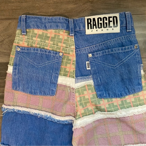 NWT The Ragged Priest Vision Patchwork High Rise Jeans - Picture 14 of 16